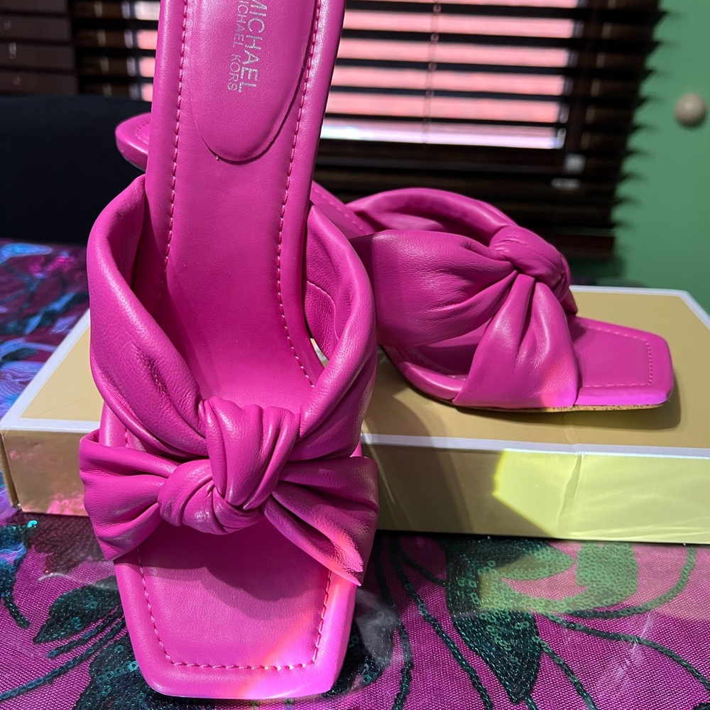 Michael Kors Pink Stiletto Sandals